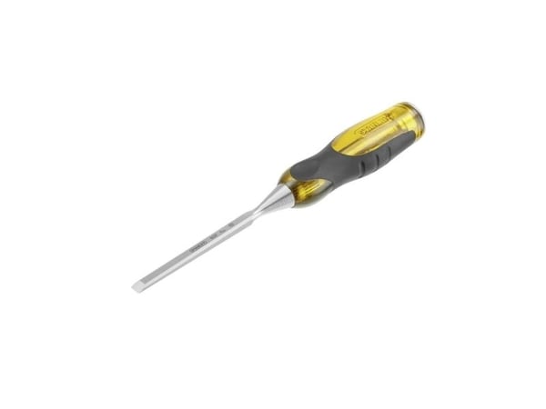 Stanley FATMAX 0-16-252, Bred meisel, Kromvanadiumstål, Sort, Gult, Metall, Plast, Gummi, 8 mm, 12,5 cm