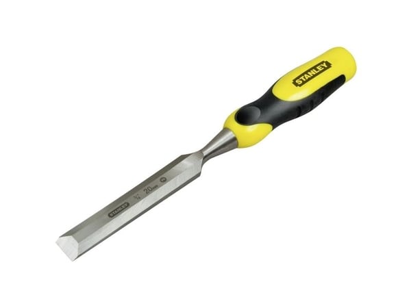 Stanley 0-16-878, Bred meisel, Meisel skjær, Stål, Sort, Gult, 20 mm, 14,1 cm