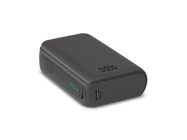 SBS NanoTube, 10000 mAh, Lithium-Ion (Li-Ion), 10 W, Sort