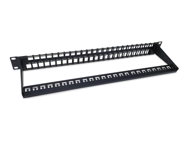 Equip 769258, RJ-45, Cat6, Sort, Stål, 1U, REACH, RoHS
