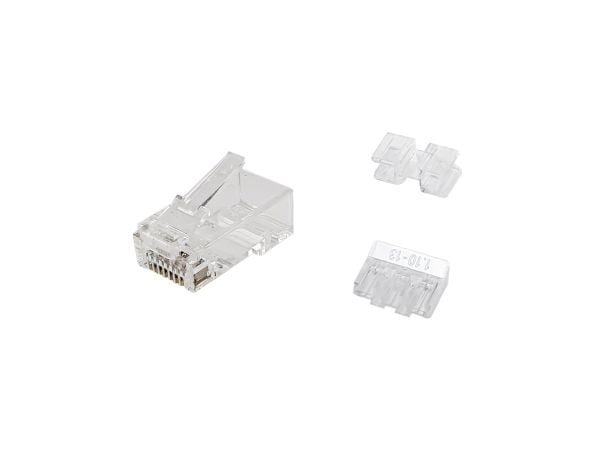 Equip 121146, RJ-45, Läpinäkyvä, Uros, Suora, Cat6a, Kulta