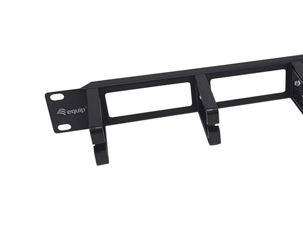Equip 327315, Administrasjonspanel, Sort, Plast, Stål, 1U, China, 482,6 mm