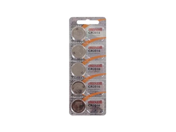 Maxell CR 2016 - Batteri 5 x CR2016 - Li - 90 mAh