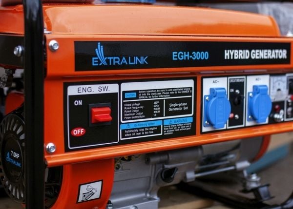 Extralink EX.30363, 2800 W, 220 V, 15 l, Natur Gass, Flytende Petroleum Gass (LPG), Bensin, 1,2 l/t, Manuell