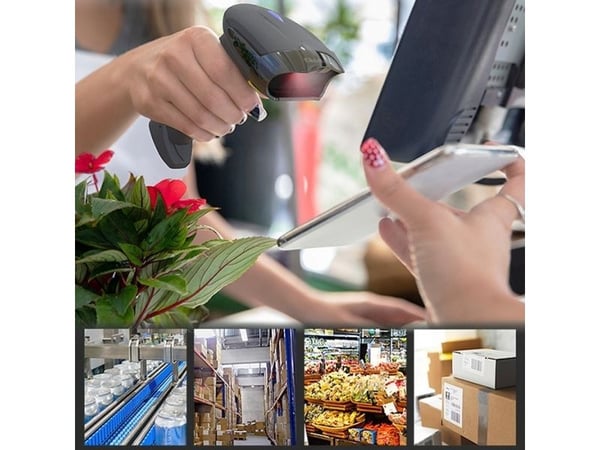 Qoltec - Streckkodsskanner - handhållen - 200 skanning/sek - avkodad - USB