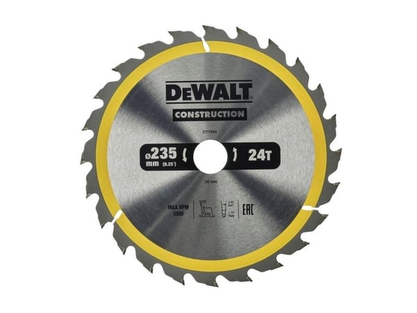 Dewalt pyörösaha 235x30mmx24z - DT1954-QZ - DT1954-QZ