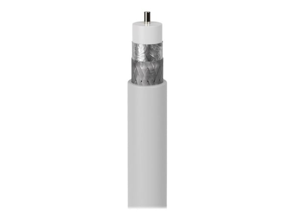 goobay - Bulkantennkabel - 25 m - dubbelt skärmad koaxial - 90 dB - vit goobay - Bulkantennkabel - 25 m - dubbelt skärmad koaxial - 90 dB - vit