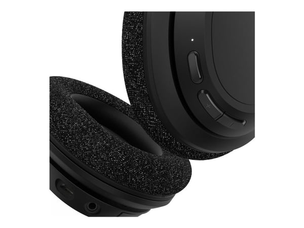 Belkin SoundForm Adapt - Hodetelefoner med mikrofon - full størrelse - Bluetooth - trådløs, kablet - USB-C, 3,5 mm jakk - svart