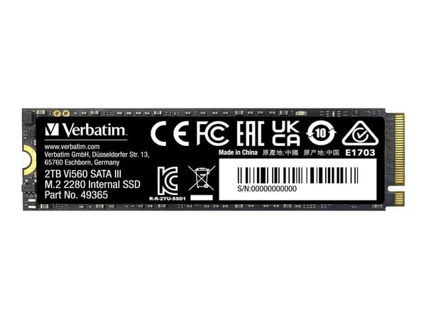 Verbatim Vi560 - SSD - 2 TB - intern - M.2 2280 - SATA 6Gb/s