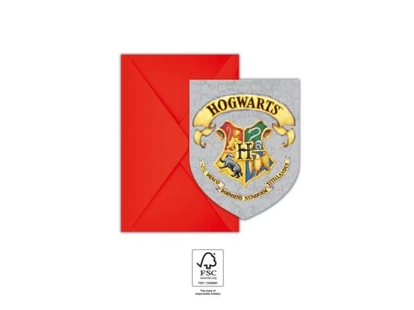 Harry Potter invitationer