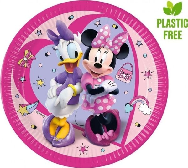 GoDan Papirtallerkener Minnie Junior 23cm 8stk
