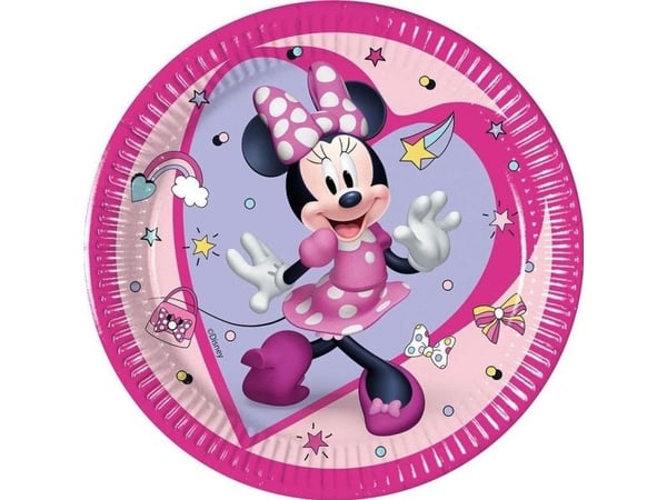 GoDan Minnie Papirtallerkener 20 cm 8 stk Godan