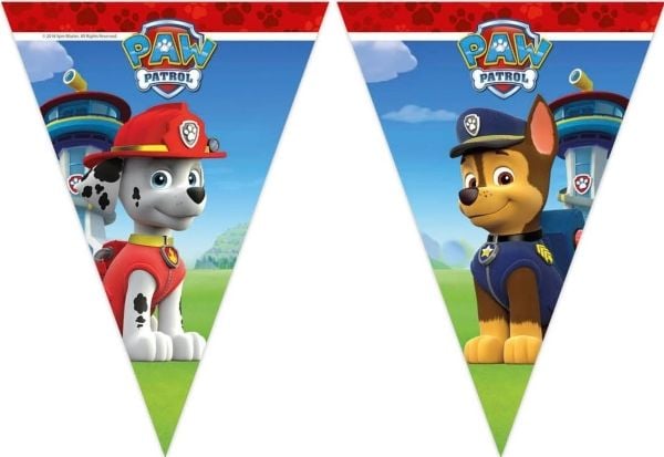 Paw Patrol vimpelguirlande