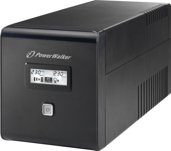 PowerWalker VI 1000 LCD, 1 kVA, 600 W, 160 V, 290 V, 50/60 Hz, 220 V