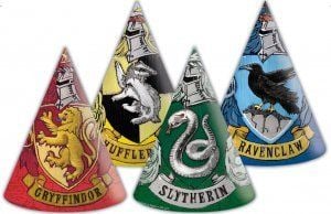Harry Potter partyhatte, 6 stk.