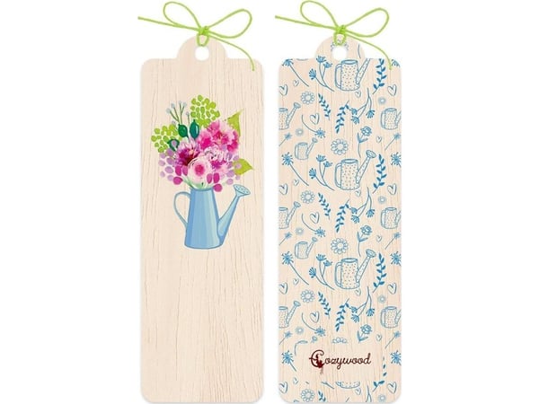 Cozywood Trebokmerke Blomster i en vannkanne