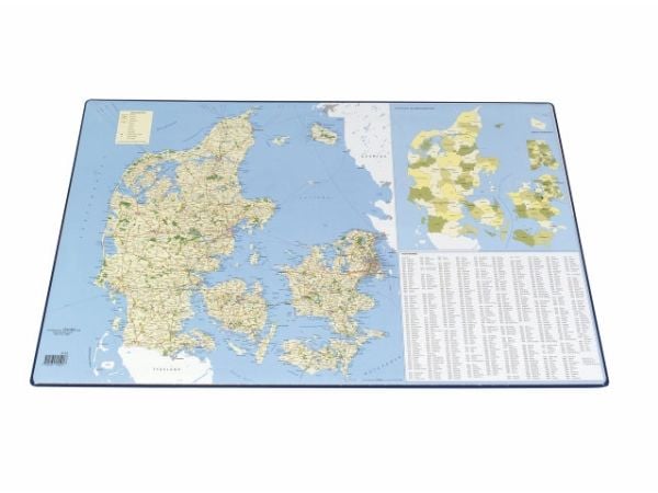 Kirjoitusalusta Bantex Tanska kartta