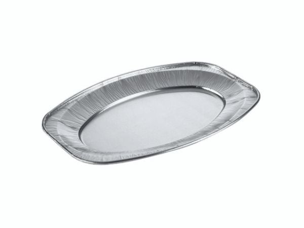 Cateringfad, Plus Pack, Rektangulær 430 x 287 x 26 mm, aluminium, aluminium Medium, pakke a 10 stk S