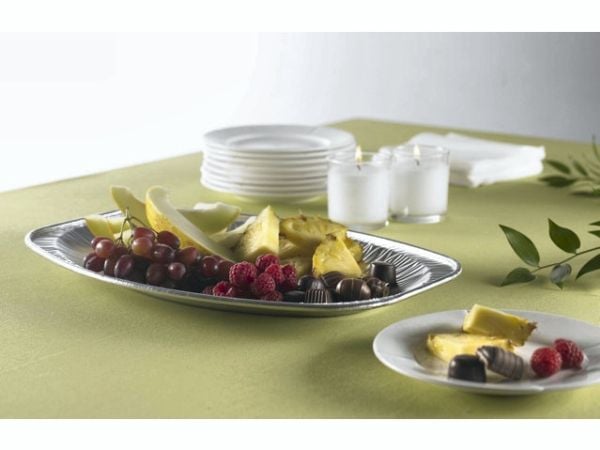 Ruokailuastia ovaali medium 43x29x2,5cm sileä 10kpl/pakkaus - (10 kpl)