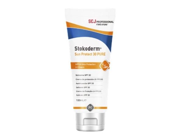 Parfymfri vattenresistent solkräm SPF 30 för professionellt bruk