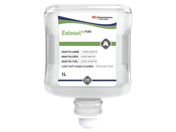 Cremesæbe Estesol Lotion PURE Ecolabel u Farve/Parfume til Dispenser 1 ltr,1 ltr/fl