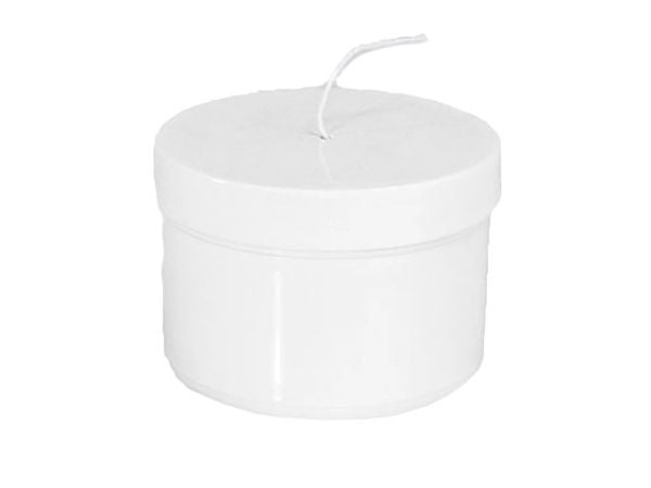 Snöregarn Drug Twine 3/14 50 g ca 115 m vit blekt lin i plastdosa, 50 g/fp