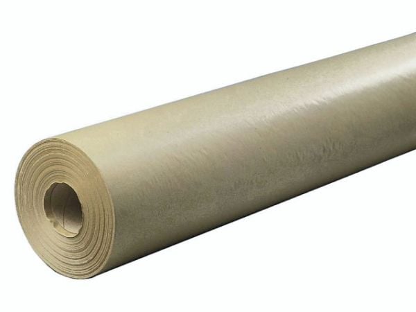 Papir kraft brun 55cmx250mx50g m/paprør 7,5kg