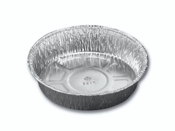 Alubakke 512 ml Ø158x34 mm Rund,100 stk/pk