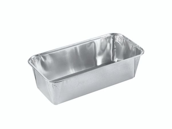 Foliebakke, Plus Pack, 1-Rom Rektangulær kapasitet 1500ml, 251x122x68mm aluminium, aluminium