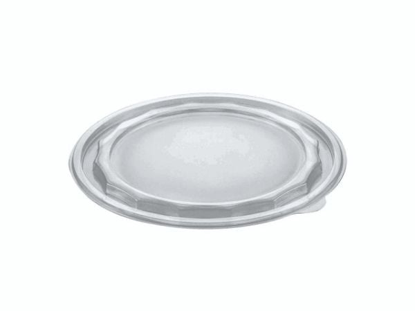Plastlock Diamond Ø189 mm platt RPET klar för skål Ø188 mm, 300 st/fp