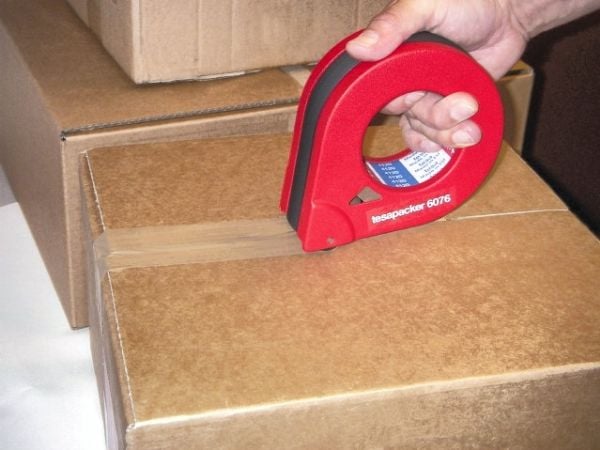 Tapedispenser tesa® 6076 metal håndmodel til pakketape