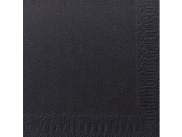 Duni 24x24 cm 2-kertainen Sort,8 pk x 300 pk/krt