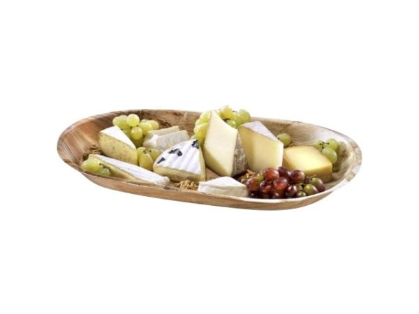 Fad 48x24x4 cm Stor Bionedbrydelig Palmeblad,5 pk x 10 stk/krt