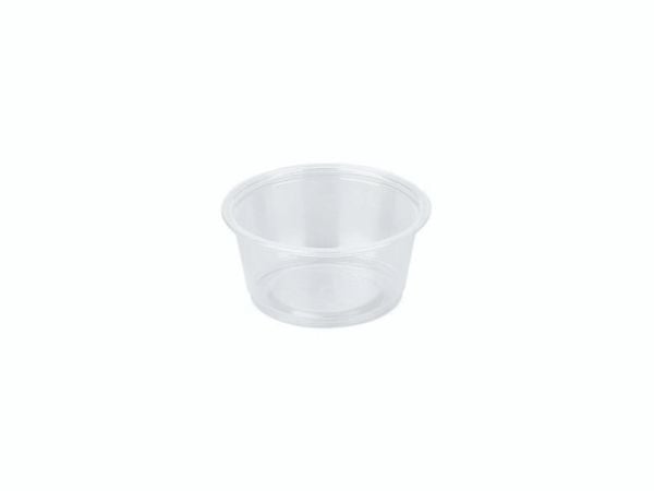 Dressingbæger 60ml/2 oz Ø62x27mm klar PP 250stk/pak