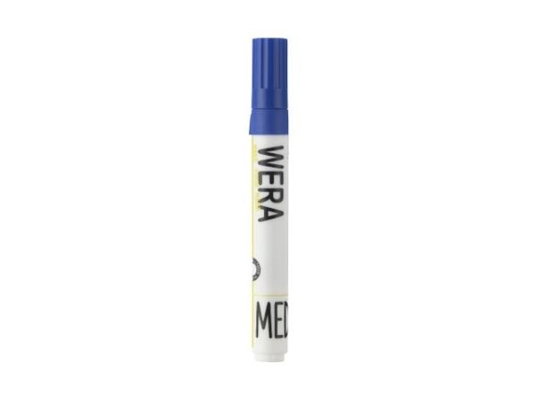 Whiteboardmarker WERA blå rund spids 1-3mm - (12 stk.)