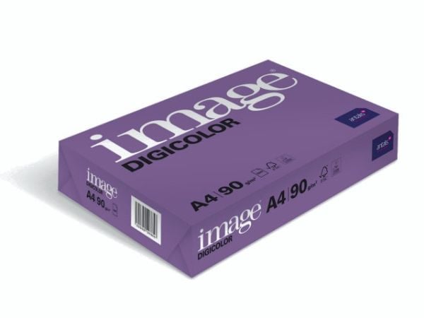 Image Digicolor - Obestruket - A4 (210 x 297 mm) - 90 g/m² - 500 ark papper