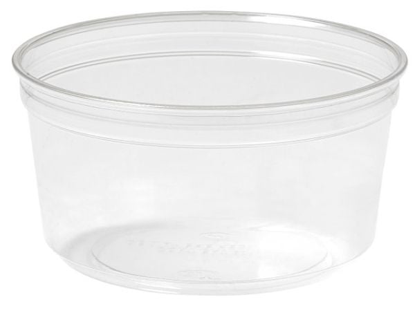 Kuppi Crystal Deli 375 ml Ø116x61 mm Pyöreä Vahva RPET Kirkas, 10 kpl x 35 kpl/krt