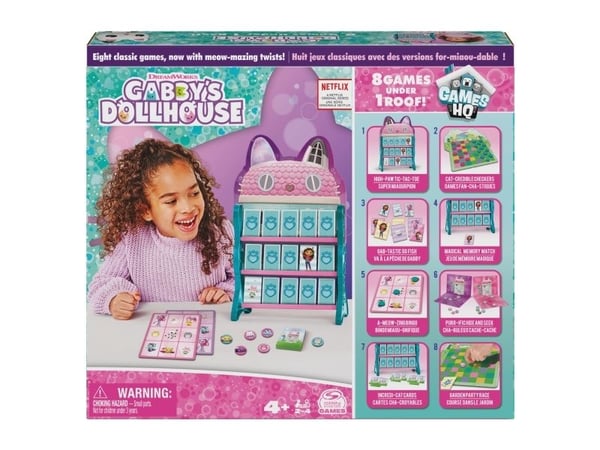 Games KOG KOL GabbysDollhouse HQGame GML, Brettspill, Multi-sjanger, 4 år