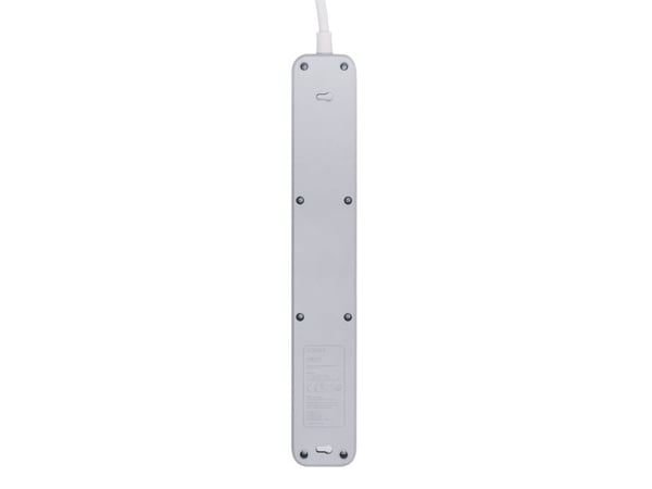 SAVIO Strømstik 5 stikkontakter 5m hvid LZ-10