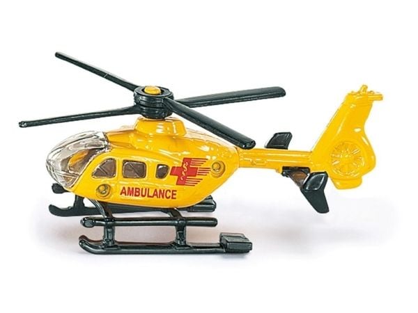 Siku 0856, Helikopter, 3 år, Metall, Plast, Sort, Gult
