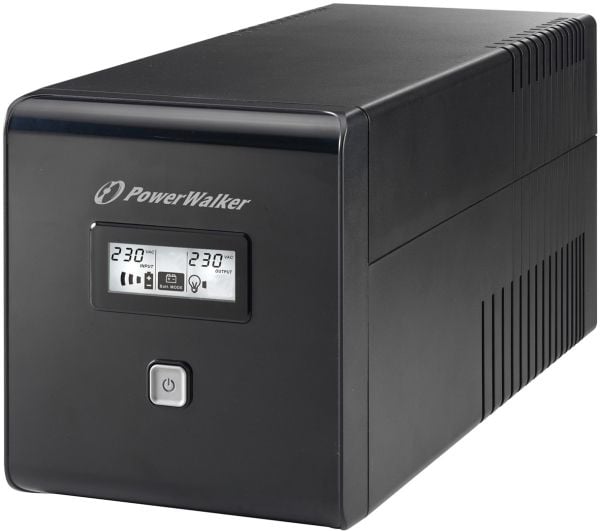 PowerWalker VI 1000 LCD, 1 kVA, 600 W, 160 V, 290 V, 50/60 Hz, 220 V