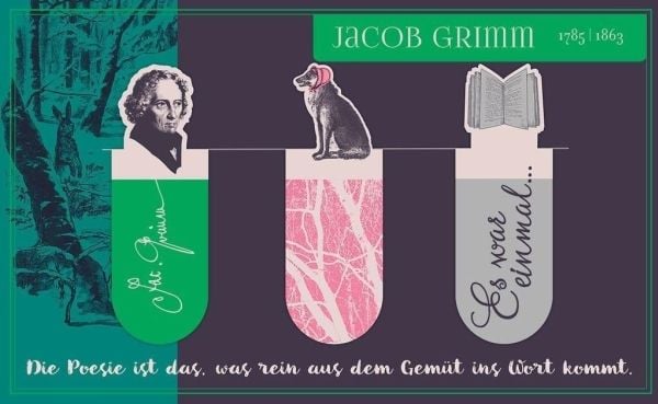 Magnetiske bokmerker - Jacob Grimm