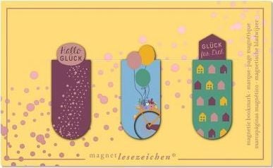 Magnetiske bokmerker happiness 2