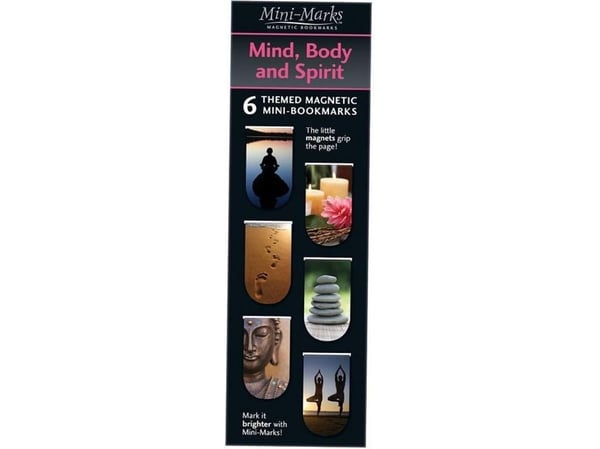 IF magnetiske bokmerker Mind Body and Spirit 6 stk
