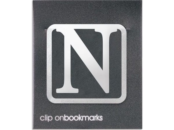 IF Metal bokmerke - Bokstav N Clip-on
