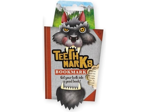 Teeth Marks innstikkbokmerke "zebowa" Wilk