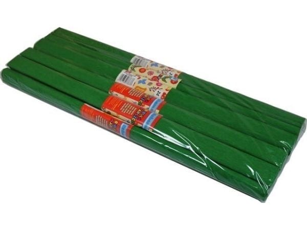 Krepsepapir mørkegrønn (10 stk.)