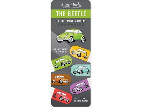 Magnetiske bokmerker for bil - Beetle VW Garbus, 6 stk