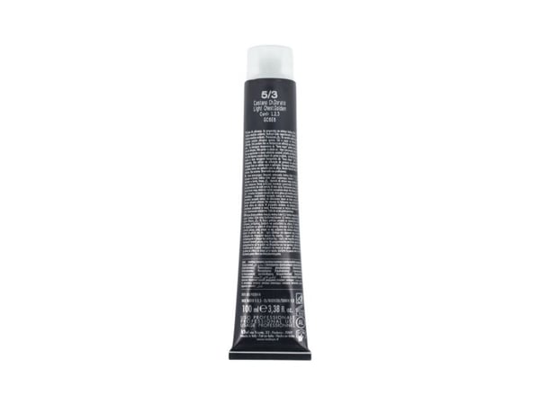 Permanente Hair Color Cream with Flaxseed and Aloe Vera 100ml INEBRYA 5.3 Light Brown Gold