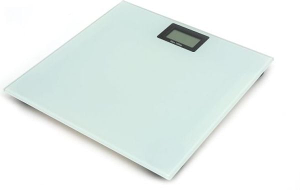 Omega OBSW, Elektronisk personvekt, 150 kg, 100 g, kg,lb,st, Rektangel, Hvit